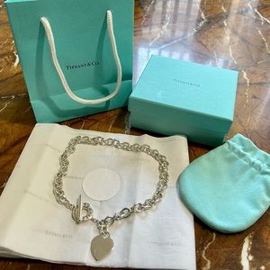 Tiffany & Co Heart Tag Toggle Necklace